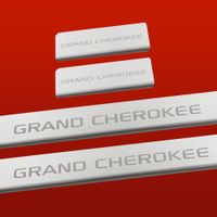 Listwa progowa JEEP GRAND CHEROKEE MK4 WK2 Stal nierdzewna 304 mat 4szt