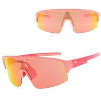 Juniorskie 6-10 lat okulary przeciwsłoneczne sportowe GOG E991-2 różowe