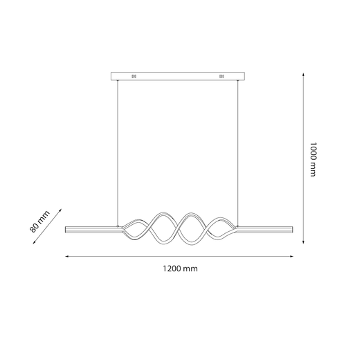Lampa wisząca ANCONA 36W LED 4000K na Arena.pl