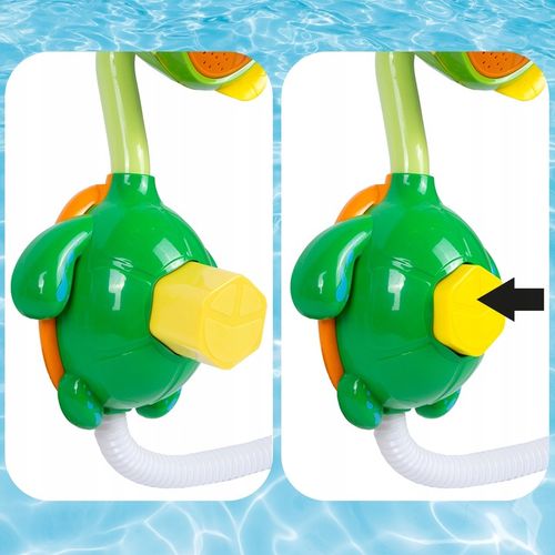 PRYSZNIC FONTANNA ŻÓŁW ŻÓŁWIK DO KĄPIELI DO WANNY DO WODY DLA DZIECI na Arena.pl