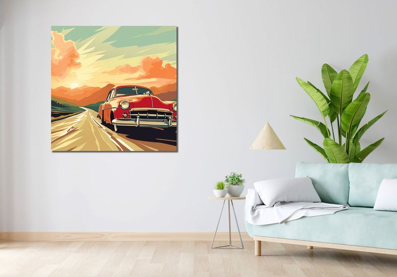 Obraz 100x100cm Przygoda Czeka zdjęcie 2