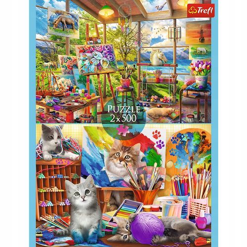 puzzle 2x500 sztuka malowania 37530 na Arena.pl