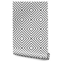 Tapeta Do Salonu Nowoczesny Wzór GEOMETRYCZNY 3D