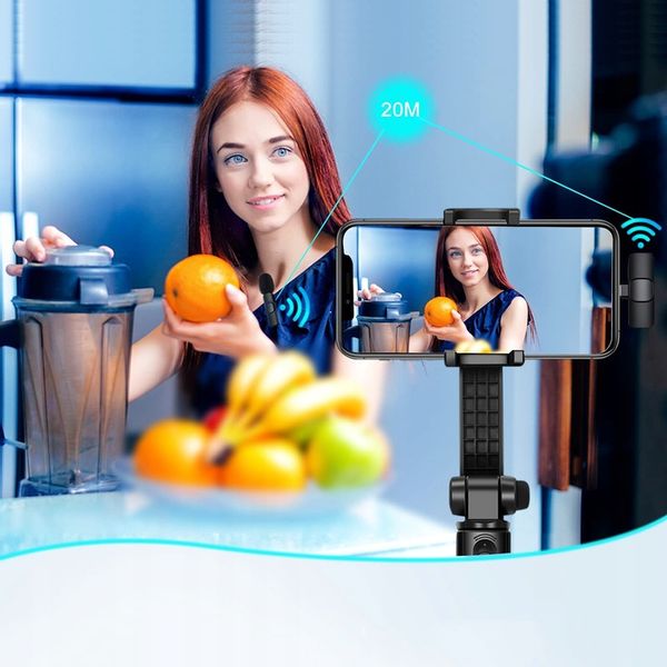 2x MIKROFON BEZPRZEWODOWY KRAWATOWY + ODBIORNIK USB-C + ADAPTER DO IPHONE zdjęcie 6