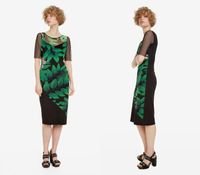 DESIGUAL CZARNA SUKIENKA PRINT (S)