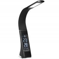Lampka biurkowa z budzikiem DOLOMIT LED 5W 400lm 4000K czarna VIRONE