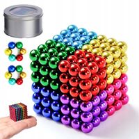 KULKI MAGNETYCZNE TĘCZOWE 5MM 216SZT DLA DZIECI