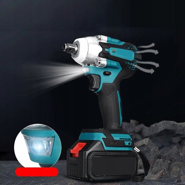 AKUMULATOROWY KLUCZ UDAROWY BEZSZCZOTKOWY 650Nm 1280W + 3x BATERIA 18V zdjęcie 16