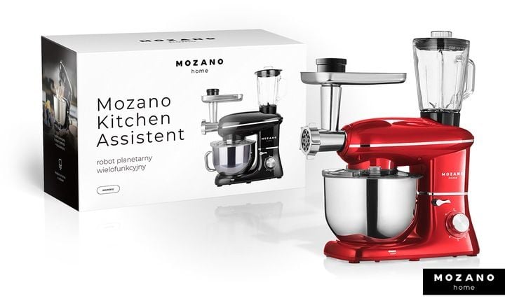ROBOT KUCHENNY PLANETARNY MIKSER BLENDER MISA 6,2L DUŻY ZESTAW 6w1 PRZEPISY zdjęcie 16