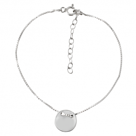 SREBRNA BRANSOLETKA CELEBRYTKA KÓŁKO KOŁO PRÓBA SREBRA 925 na Arena.pl