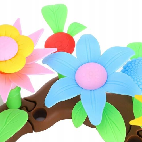 KLOCKI KONSTRUKCYJNE KWIATY 272 ELEMENTY KREATYWNY ZESTAW W PUDEŁKU PREZENT na Arena.pl