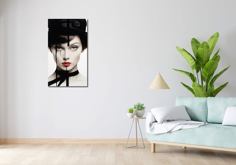 Obraz 50x90cm Atramentowa Aura zdjęcie 2