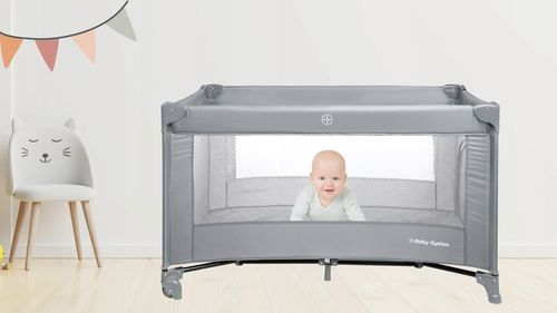 Łóżeczko Turystyczne Kojec Dla Dziecka Podrózny z Materacem Składany na Arena.pl