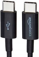 AmazonBasics L6LUC025-CS-R kabel USB 1,8 m 2.0 USB C Czarny
