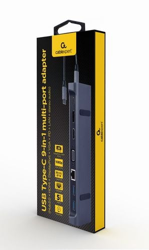 Stacja Dokujaca Multi Adapter Hub USB-C Gembird na Arena.pl