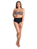 Kostium strój kąpielowy damski dwuczęściowy wysoki stan panterka M YOCLUB