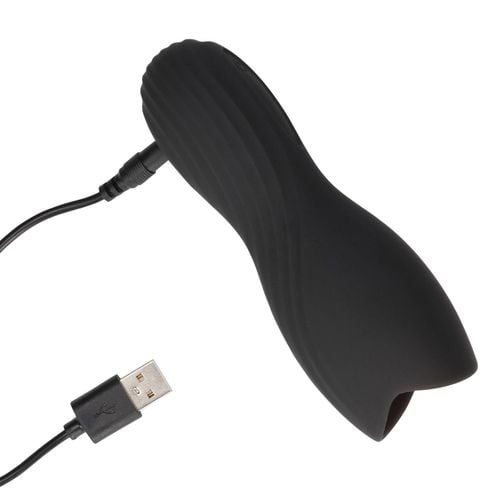 vibrating masturbator sleeve   licorice black na Arena.pl