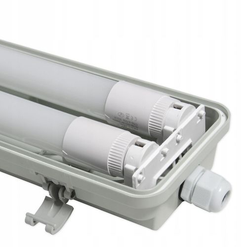 Oprawa hermetyczna 120cm Lampa LED do garażu natynkowa + 2x świetlówka LED na Arena.pl