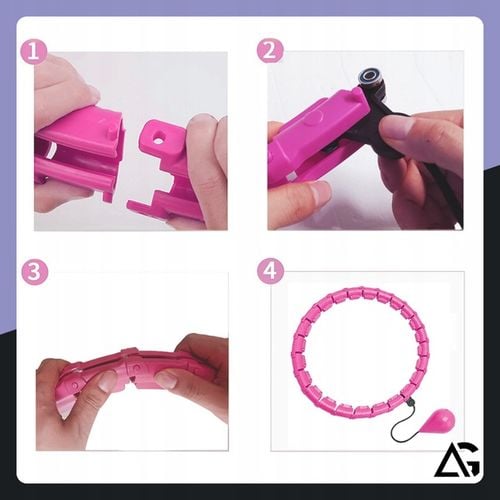 HULA HOP Z OBCIĄŻENIEM ODCHUDZAJĄCE Z OBCIĄŻNIKIEM SMART HULAHOP PLUS na Arena.pl