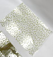 worek celofan 25szt. 25x35cm zielone kwiaty