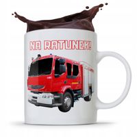 Kubek Prezent Dla Strażaka Na Ratunek! Z Nadrukiem Ze Zdjęciem