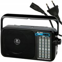 RADIO KUCHENNE PRZENOŚNE AM FM SW BUDOWLANE NA BATERIE R20 MINI JACK
