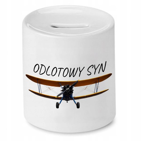 Skarbonka Dla Syna Odlotowy Syn Prezent Z Nadrukiem Ze Zdjęciem zdjęcie 1