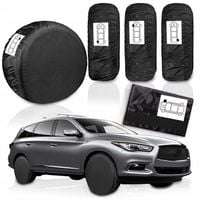 ZESTAW 4 SZT POKROWCE NA KOŁA OPONY FELGI 17-20 CALI POKROWIEC WODOODPORNE