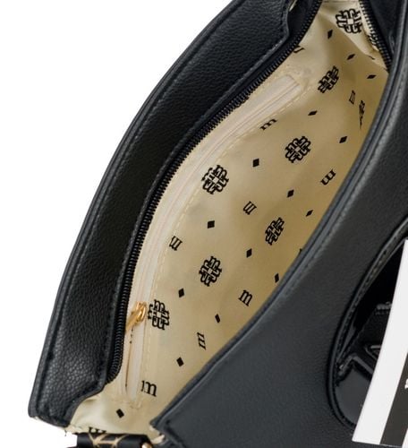 MONNARI Torebka na ramię LISTONOSZKA Pojemna PASEK LOGO PREMIUM na Arena.pl