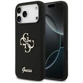 etui guess silicone big 4g script do     iphone 17 pro max czarny