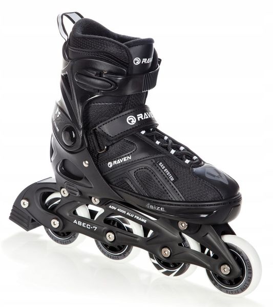 Rolki Regulowane RAVEN Pulse Black 37-40 zdjęcie 2