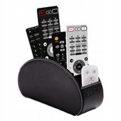 ORGANIZER SKÓRZANY BIURKOWY DO TOALETKI NA PILOTY PRZYBORY KOSMETYKI