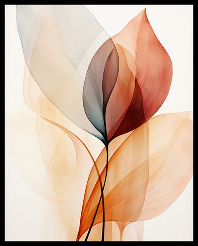 Plakat 40x50cm Eteryczne Liście na Arena.pl