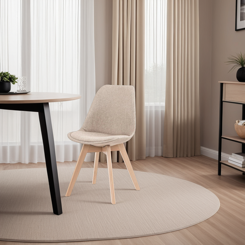 Krzesło Dimi beżowe/ buk na Arena.pl