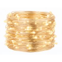 Lampki choinkowe 50 LED druciki mikro na baterie