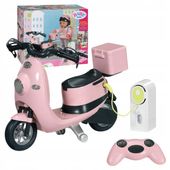 BABY BORN E-SCOOTER SKUTER ZDALNIE STEROWANY RC DLA LALKI FUNKCJA ŁADOWANIA
