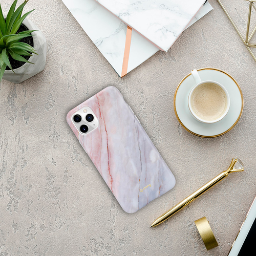 Crong Marble Case – Etui do iPhone 11 Pro (różowy) na Arena.pl