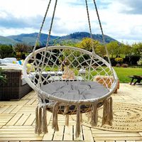 Poduszka ogrodowa 110 cm na krzesło wiszące bocianie gniazdo wodoodporna sz