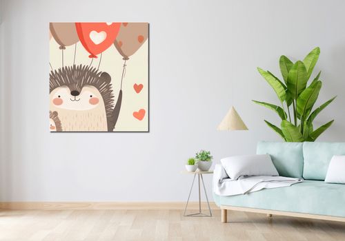 Obraz 90x100cm Uśmiech Jeżykowej Rodziny na Arena.pl