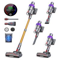 Odkurzacz pionowy bezprzewodowy 2w1 450W LED ręczny bezworkowy Mocny 48 KPa