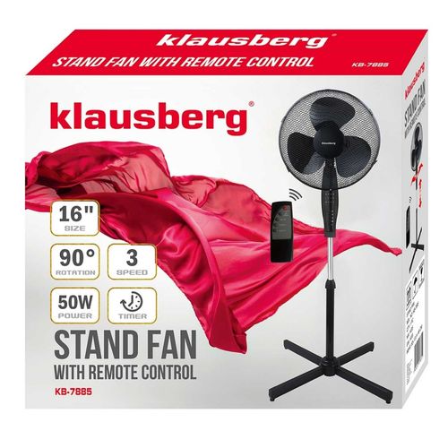 wentylator wiatrak podłogowy z pilotem klausberg kb-7885 na Arena.pl