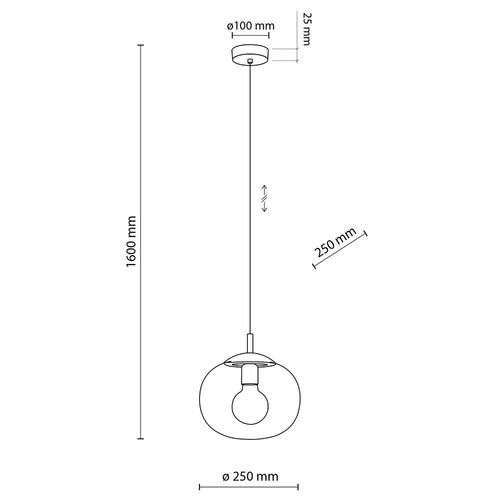 lampa wisząca vibe transparent 4816 tk lighting na Arena.pl