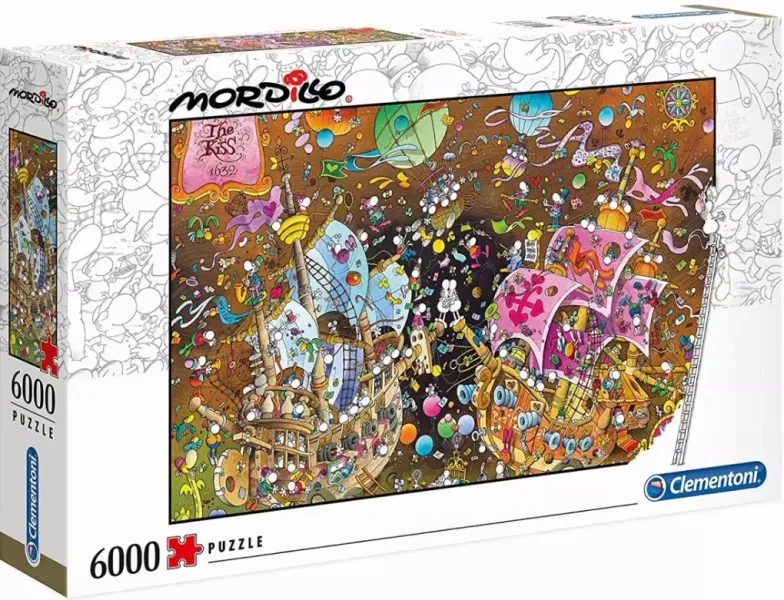Puzzle 6000 elementów. Mordillo. The Kiss zdjęcie 1