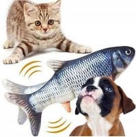 Zabawka interaktywna dla kota psa Ryba na usb ruchoma skacząca maskotka