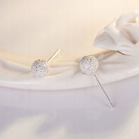 KOLCZYKI Srebrne PRÓBA 925 z Cyrkoniami SREBRO Sztyfty WKRĘTKI Damskie