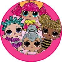 Opłatek na tort LOL Lalki Suprise Postacie