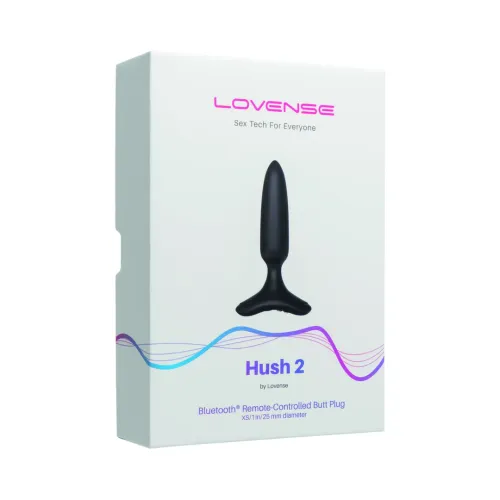 lovense hush 2 xs 25 mm - inteligentny korek z systemem bluetooth na Arena.pl