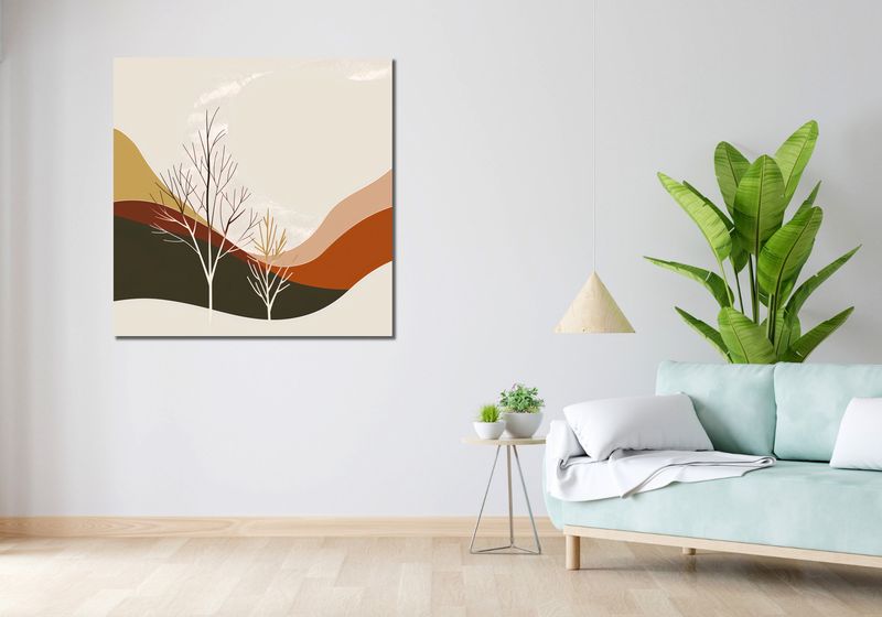 Obraz 100x100cm Pustynia Widzi zdjęcie 2