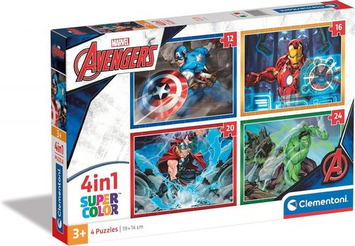 Puzzle 4W1 Avengers na Arena.pl