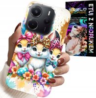 ETUI DO XIAOMI NOTE 14 4G - KRÓLICZKI, ŚWIĄTECZNE, KRÓLIK, WIELKANOC